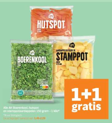 AH Boerenkool, hutspot en stamppotaardappelen