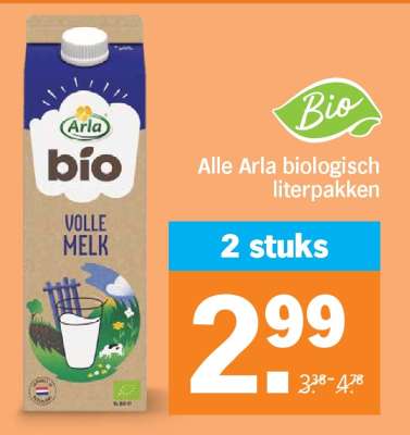 Arla Bio Volle Melk