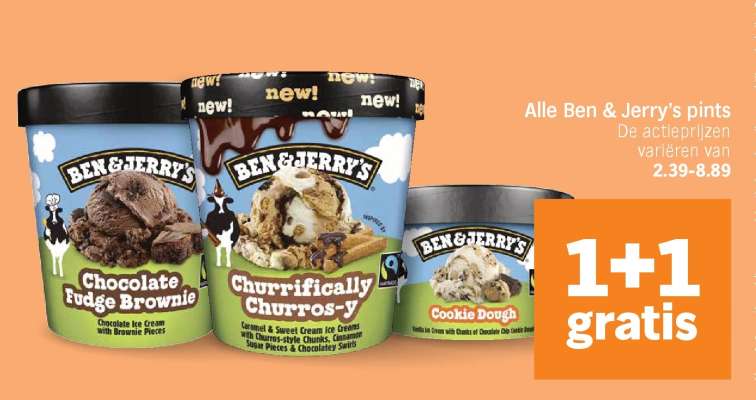 Ben & Jerry's pints