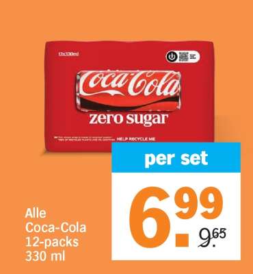 Alle Coca-Cola 12-packs 330 ml