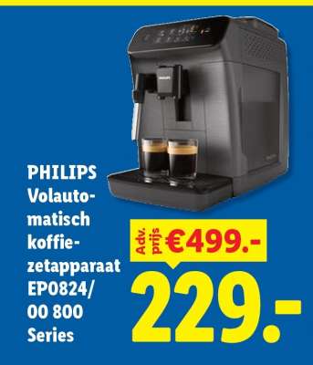PHILIPS Volautomatisch koffiezetapparaat EP0824/00 800 Series