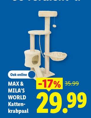 MAX & MILA'S WORLD Katten-krabpaal