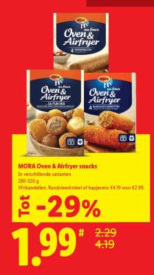 Mora Oven & Airfryer snacks
