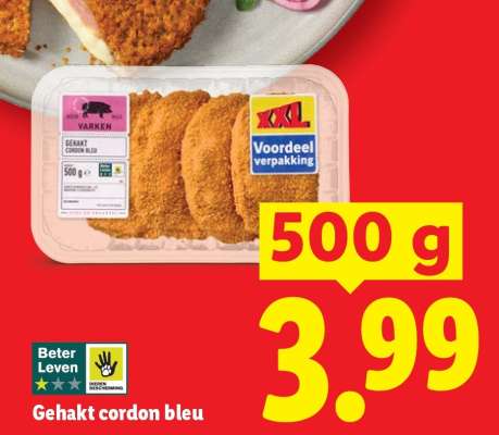 Gehakt cordon bleu