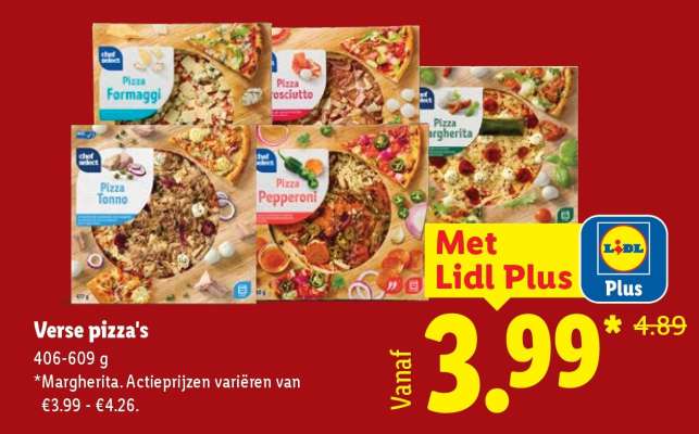 Verse pizza's