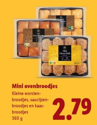 Mini ovenbroodjes