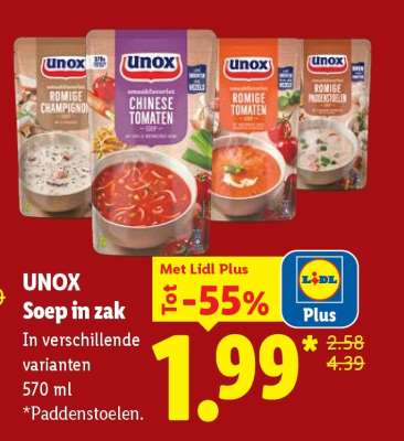 UNOX Soep in zak