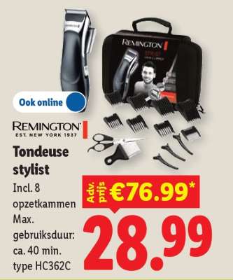 Remington Tondeuse stylist