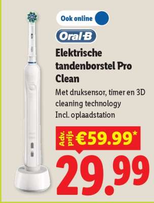 Oral-B Elektrische tandenborstel Pro Clean