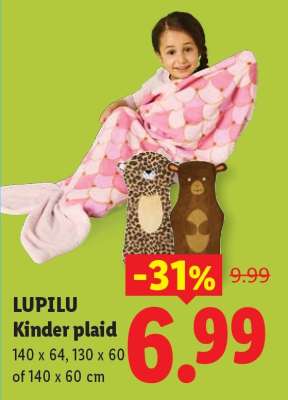 LUPILU Kinder plaid