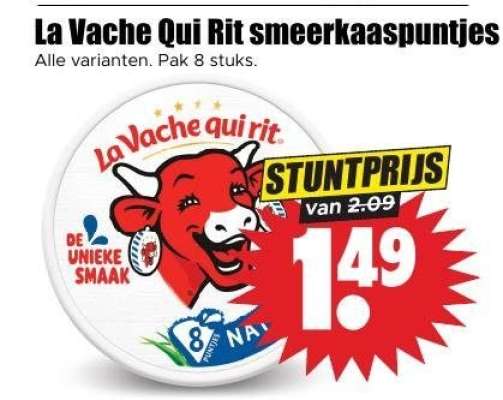 LA VACHE QUI RIT Smeerkaaspuntjes