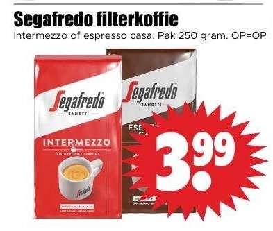 Segafredo filterkoffie
