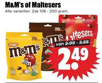 M&M’s of Maltesers