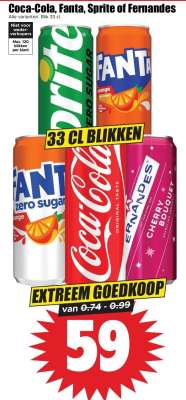 Coca-Cola, Fanta, Sprite of Fernandes