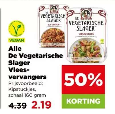 Alle De Vegetarische Slager Vleesvervangers