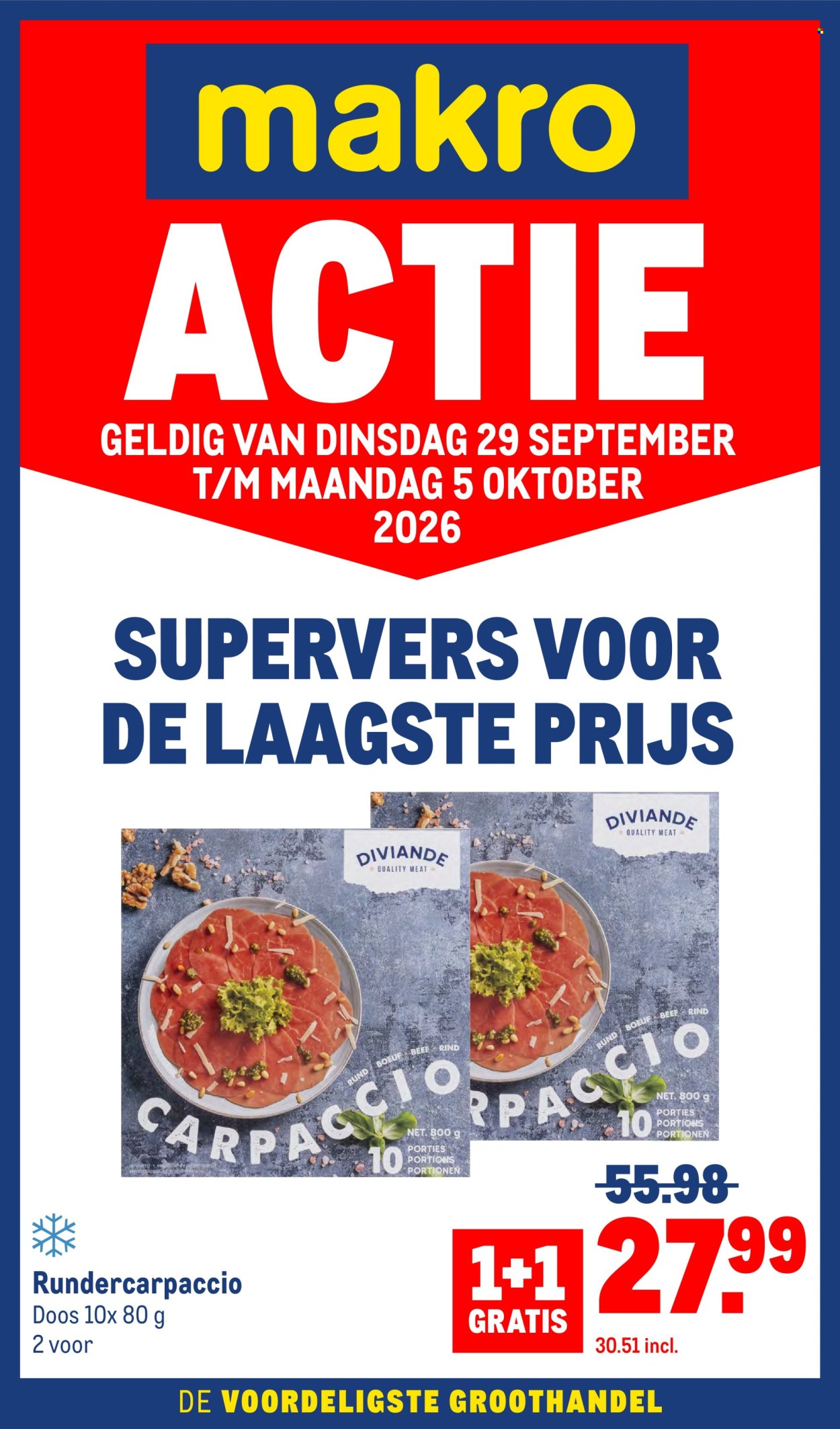 Makro-aanbieding - 29-9-2026 - 5-10-2026. Pagina 1