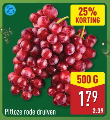 Pitloze rode druiven
