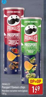 PRINGLES Passport flavours chips