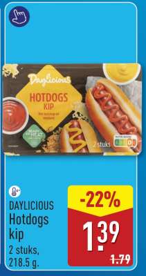 DAYLICIOUS Hotdogs kip