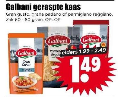 Galbani geraspte kaas