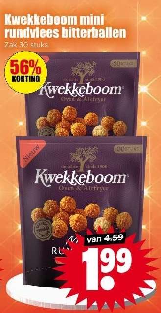 Kwekkeboom mini rundvlees bitterballen
