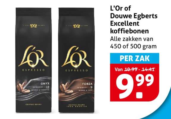 L'OR of Douwe Egberts excellent koffiebonen