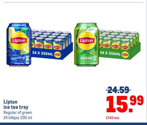 Lipton ice tea tray