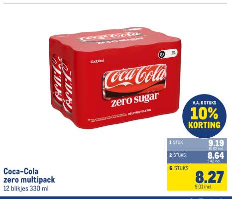 Coca-Cola zero multipack