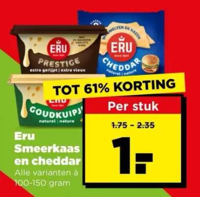 Eru Smeerkaas en cheddar