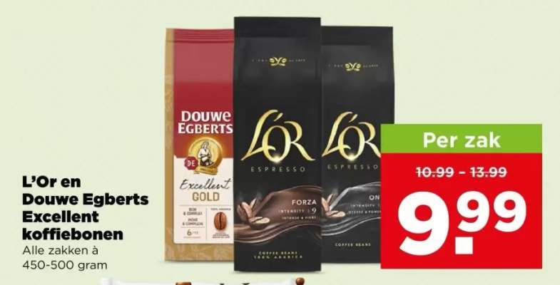 L'Or en Douwe Egberts Excellent Koffiebonen