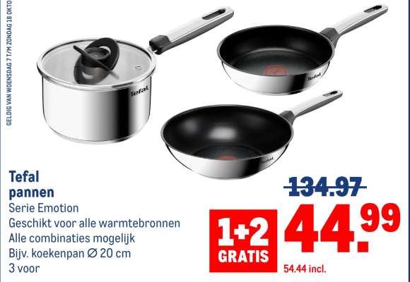 Tefal pannen