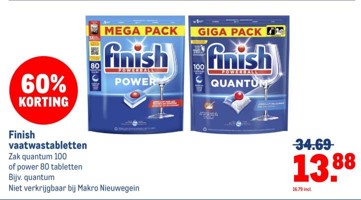 Finish vaatwastabletten