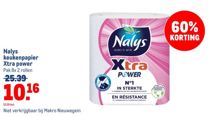 Nalys keukenpapier Xtra Power