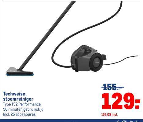Techweise stoomreiniger