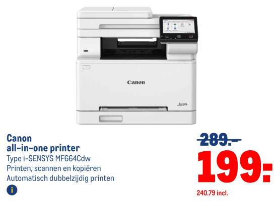 Canon all-in-one printer