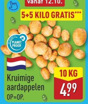 Kruimige aardappelen