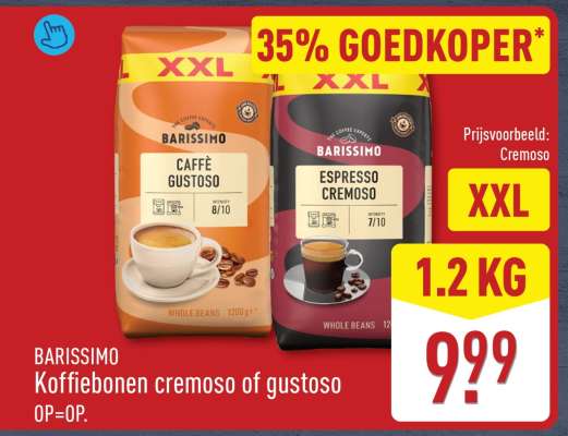 BARISSIMO Koffiebonen cremoso of gustoso