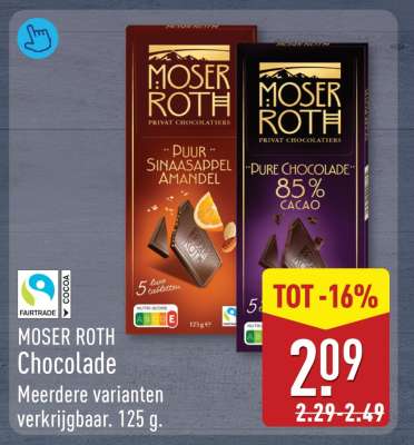 MOSER ROTH Chocolade