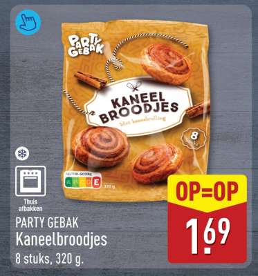 Party Gebak Kaneelbroodjes