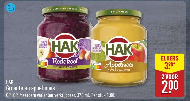 HAK Groente en appelmoes