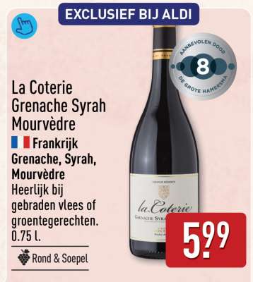 La Coterie Grenache Syrah Mourvèdre