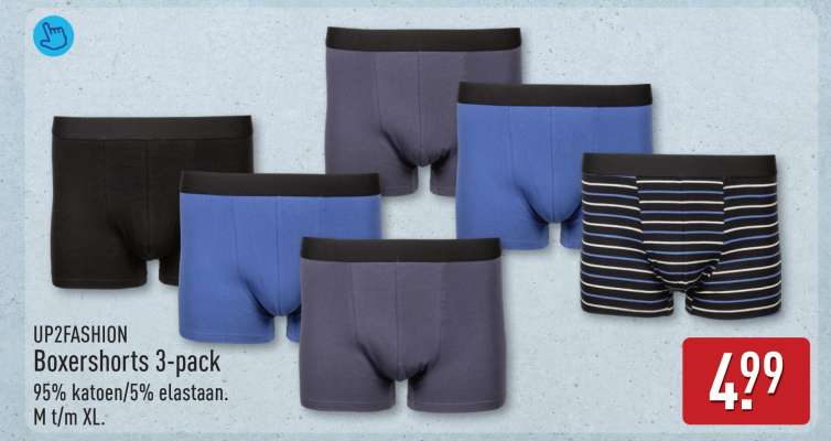 UP2FASHION Boxershorts 3-pack