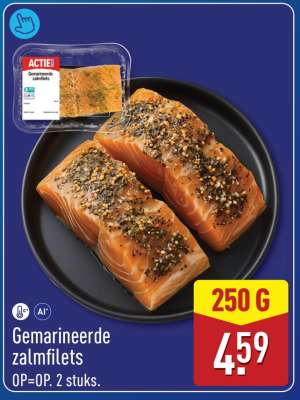 Gemarineerde zalmfilets