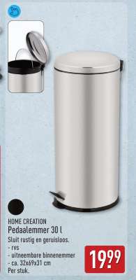 HOME CREATION Pedaalemmer 30 l