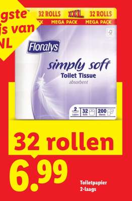 Florays simply soft Toilet Tissue