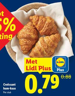 Croissant ham-kaas