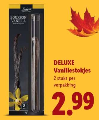 DELUXE Vanillestokjes