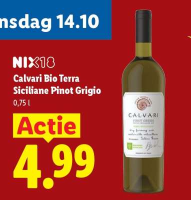 Calvari Bio Terra Siciliane Pinot Grigio