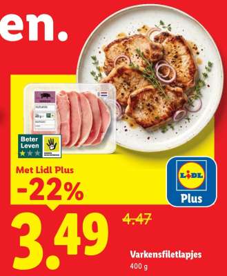 Varkensfiletlapjes