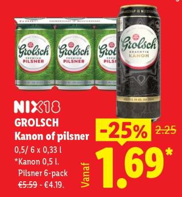 GROLSCH Kanon of pilsner